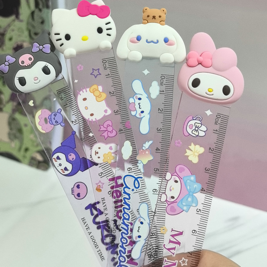 KT美乐蒂亚克力立体卡通15CM直尺