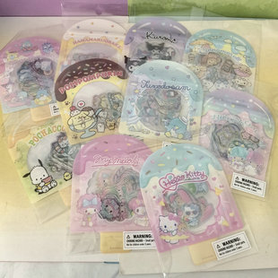 出日本原单24年新款三丽家棒冰雪糕包装款预切割滴胶贴纸美乐蒂KT