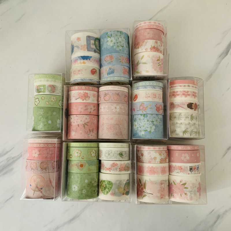 手帐和纸胶带樱花系列