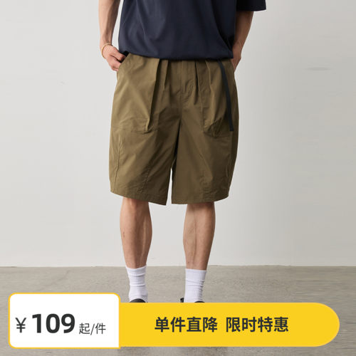 Vavu多口袋工装短裤夏季