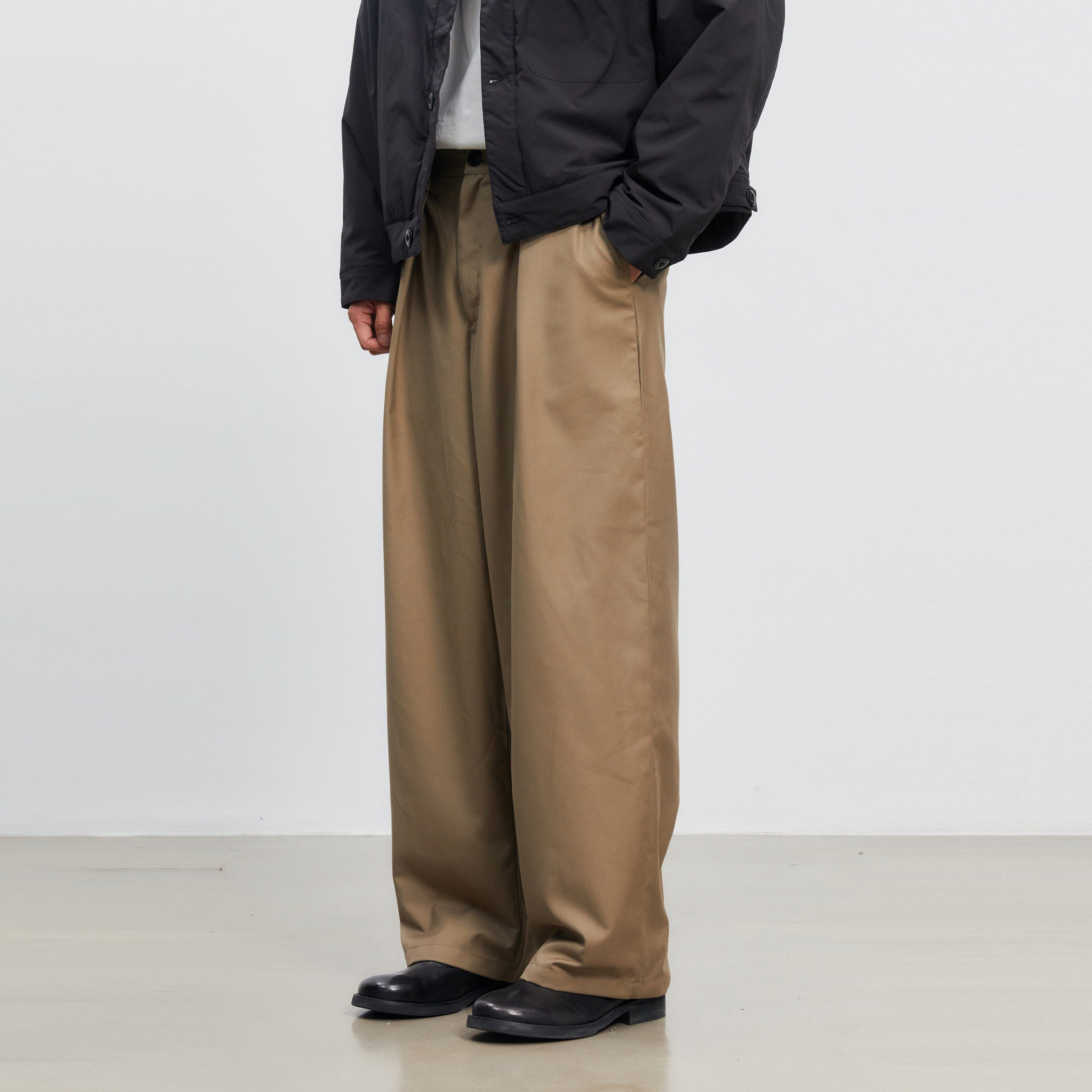 Vavu基础纯色休闲西裤宽松慵懒感垂感长裤复古休闲廓形裤子男,男装,休闲裤,淘宝优惠券,粉丝福利购,淘宝优惠卷