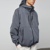 Vavu春秋防水拉链多功能夹克日系户外防风外套山系机能冲锋衣