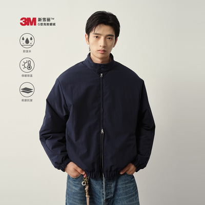 Vavu3M新雪丽立领哈灵顿棉服