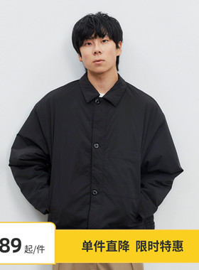 【限时6折】Vavu日系口袋翻领工装sorona棉服棉衣外套休闲夹克