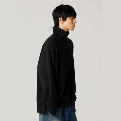 Vavu纯色基础高领长袖