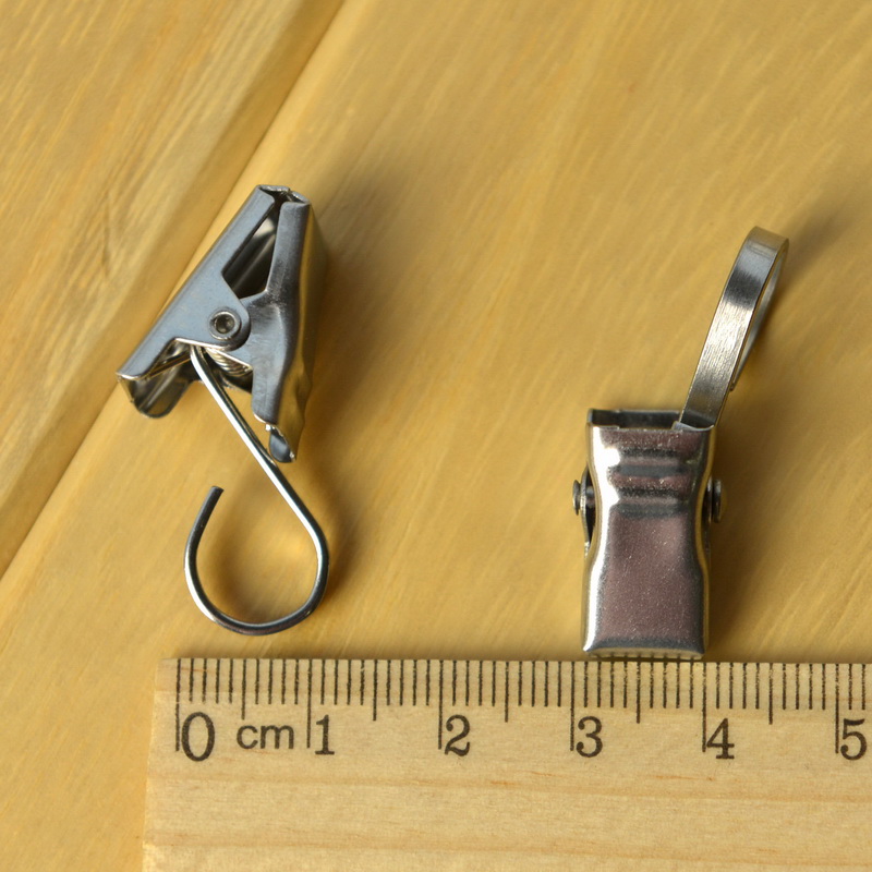 家用简易窗帘小铁夹子