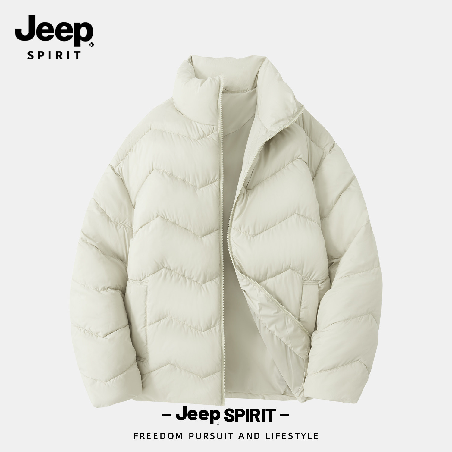 JEEP吉普排骨棉服男款冬季保暖