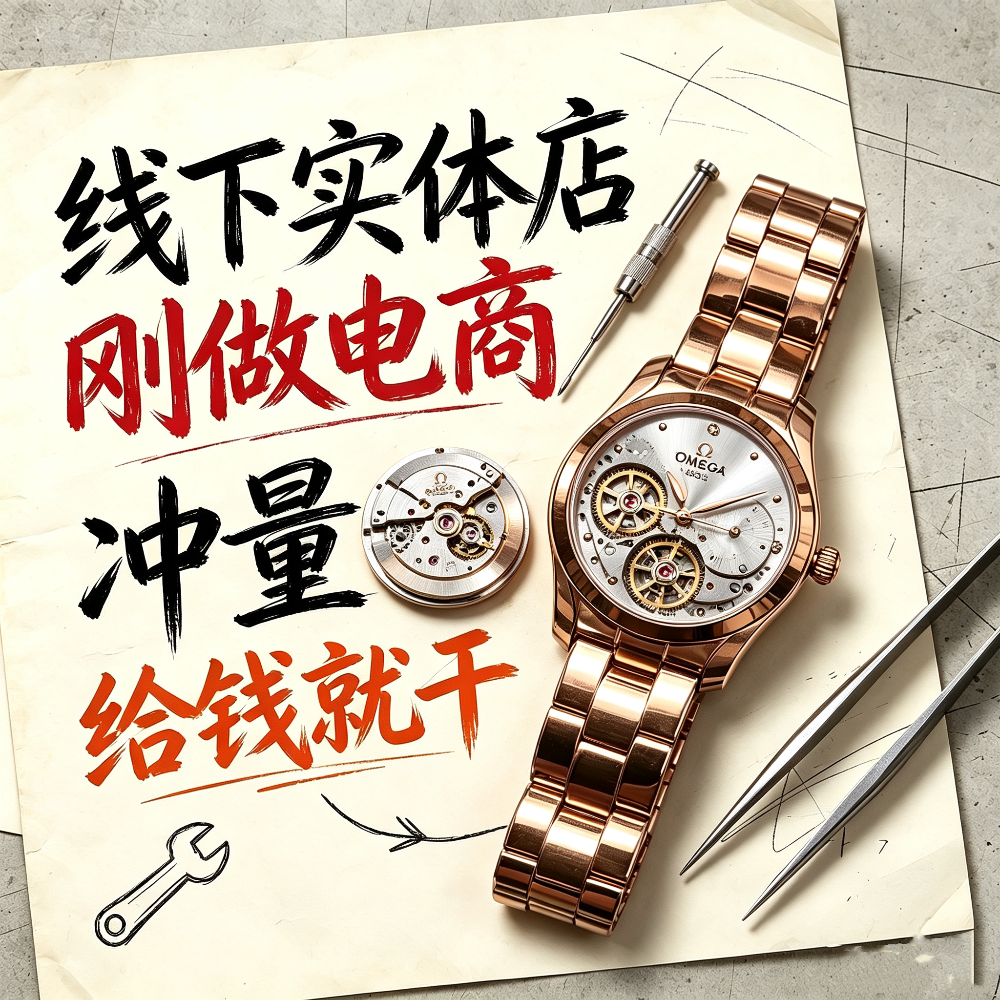 亨时力手表维修保养机械表寄修图片