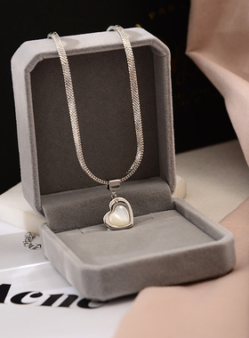 女简约高级百搭项链锁骨颈链