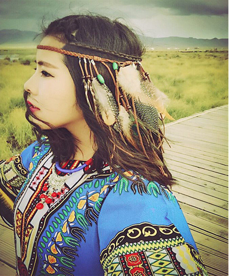 古德摸尼脏辫民族风民饰品手工羽毛编织时尚女士波西米亚假发发饰|ruв категории Украшения,ювелирные изделия, шпилька - от Buy2taobao.com для оказания профессиональной услуги покупки агента Taobao