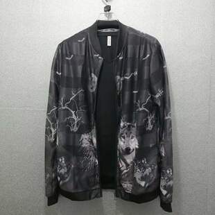 男士网眼镂空夹克上衣薄外套防晒服夏季新品精神小伙个性流行潮牌