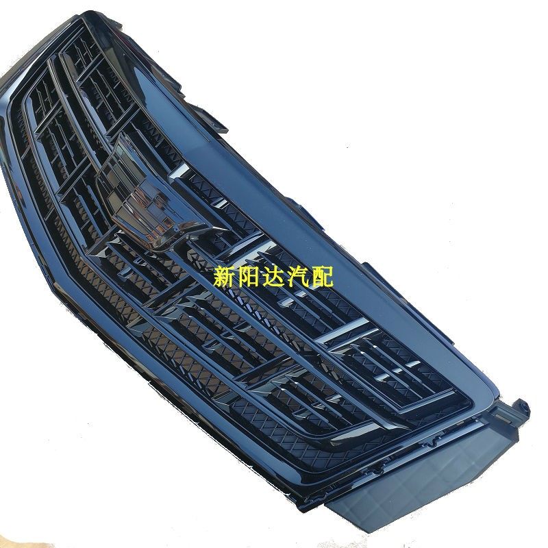 适用碳纤维凯迪拉克中网ATSL中网前格栅XTS中网带车标亮黑升级款