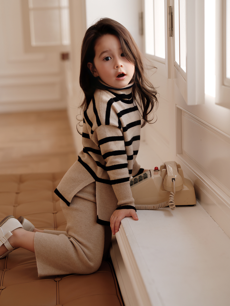 英伦100%山羊绒两件套羊绒衫