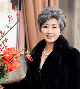 中老年花白假发 女短卷发 大号妈妈jiafa 表演老奶奶太婆便宜假发
