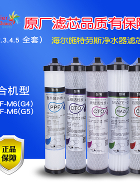 海尔施特劳斯净水器滤芯HSDF-M6(G4/G5)PPF烧结压缩活性炭MAZE-D