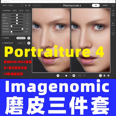 Imagenomic Portraiture Noiseware Realgrain3in1磨皮降噪调色