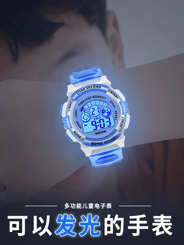 Детские часы, батарейка для часов, водонепроницаемые цифровые часы для мальчиков, универсальные спортивные часы, подходит для подростков