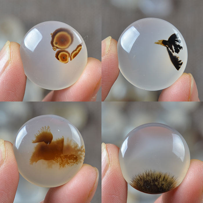 天然海洋草花樱花玛瑙玉髓围棋子套装五子棋玉石成人学生特级收藏