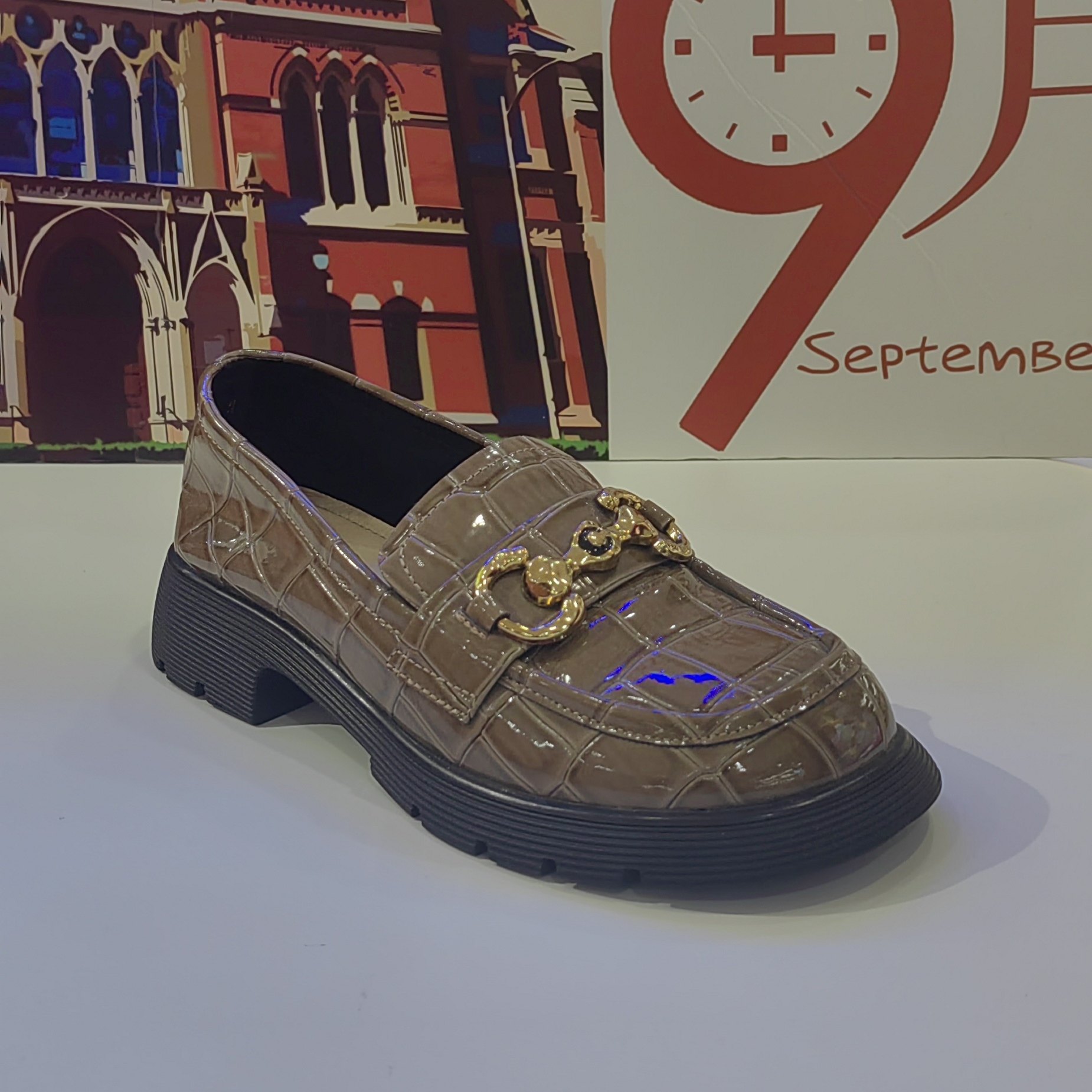 潮人m60女鞋乐福鞋新款真皮复古平底鞋百搭时尚休闲商场专柜正品