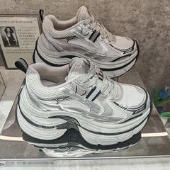 2026新时尚真皮厚底拼色休闲老爹鞋百搭运动潮人潮牌m60女鞋专柜