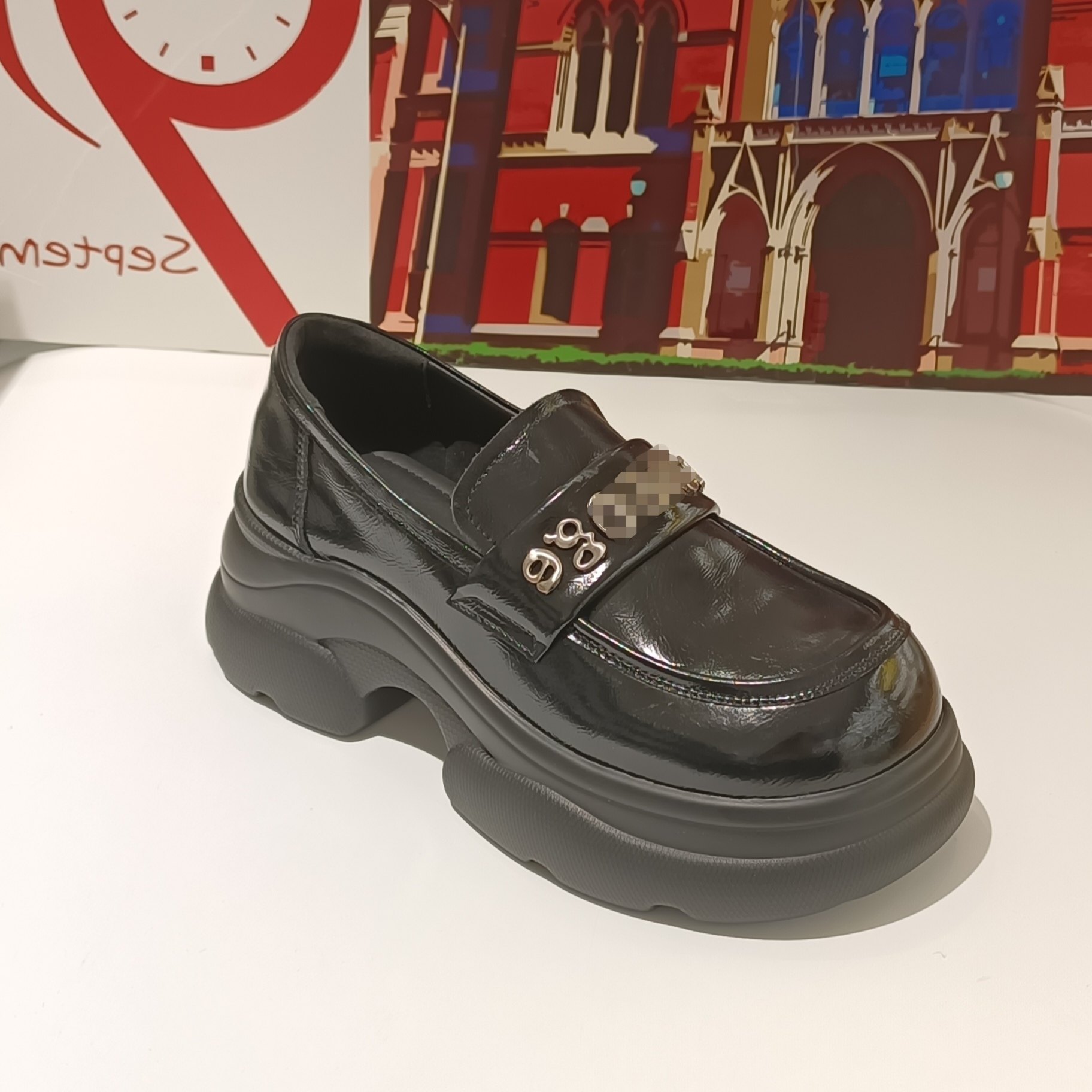 女鞋厚底增高2024秋季新款乐福鞋休闲百皮鞋上班工装m60潮牌女鞋,女鞋,乐福鞋（豆豆鞋）,淘宝优惠券,粉丝福利购,淘宝优惠卷