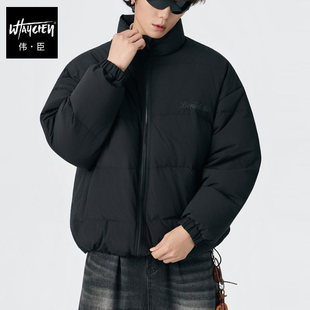 伟臣大码那装羽绒服加肥加大男外套冬季冬装胖子潮胖大号