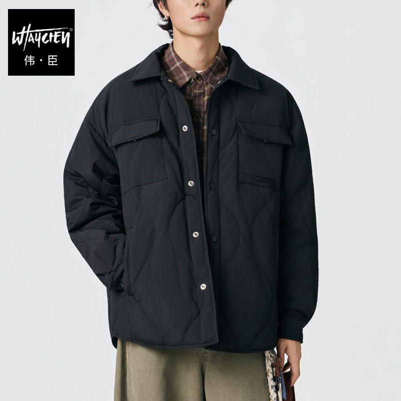 伟臣大码男装羽绒服加肥加大男胖子冬装外套翻领冬季300斤90绒