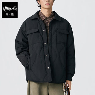 伟臣大码男装羽绒服加肥加大男胖子冬装外套翻领冬季300斤90绒