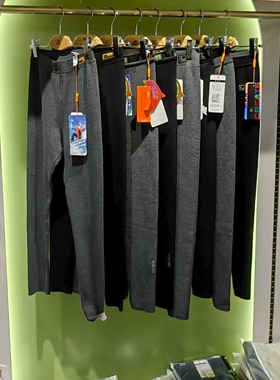 凯蒂芬女打底裤5685羊羔绒一体加厚螺纹小豚裤4562高腰保暖裤2195