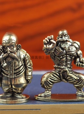 纯黄铜气功龟仙人工艺品装饰摆件