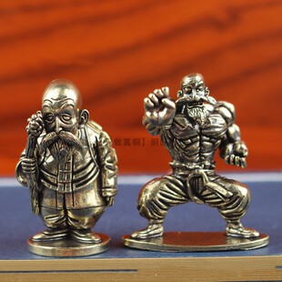 纯黄铜龟仙人摆件七龙珠悟空动漫模型卡通人物金属人偶手办工艺品