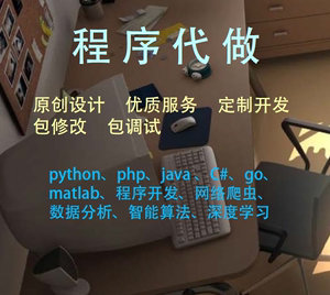 python代编程java代码编写c#程序代编php设计matlab计算机学习接