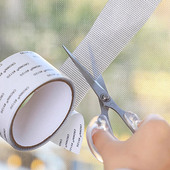 纱窗修补贴门窗流水孔防蚊贴条窗户排水口漏水孔贴纱网破洞魔术贴