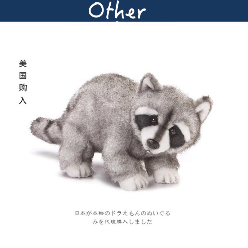 Demdaco美国正版小浣熊公仔