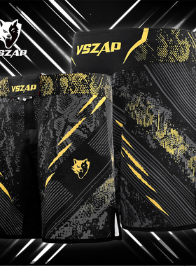 VSZAP搏击格斗踢拳运动泰拳击速干训练MMA短裤男毒液健身UFC比赛