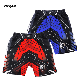 VSZAP训练短裤搏击运动裤跑步健身MMA休闲速干夏男UFC格斗泰拳击