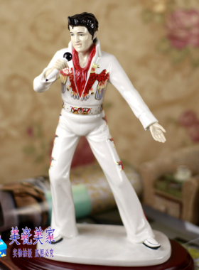 英国人偶陶情人节瓷礼品摆件