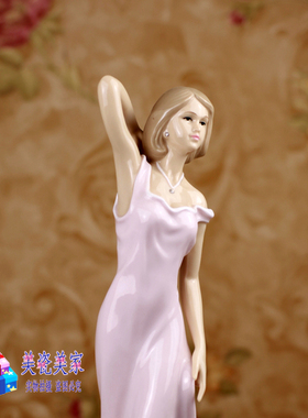 英国陶瓷人物生日礼品摆件