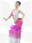 古典舞服装 直销茹芸舞台演出服 舞蹈服饰 傣族裙 订做 民族服装