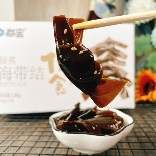 海宝佃煮海带结80克开袋即食