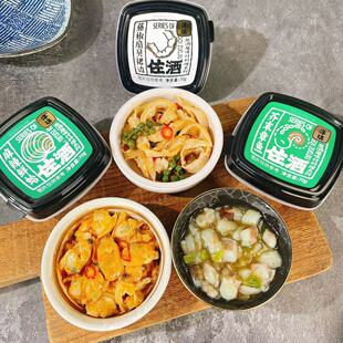 洋琪佐酒系列70g小包装芥末章鱼麻辣鲜蛤藤椒扇贝裙边日料前菜