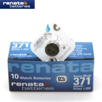 Renata Switzerland 371 Watch Battery Sr920SW LR920 SR921 AG6 Silver Oxide Small Music