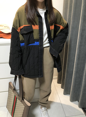 TY1980冬季新款韩版宽松加厚保暖白鸭绒中长款羽绒服女