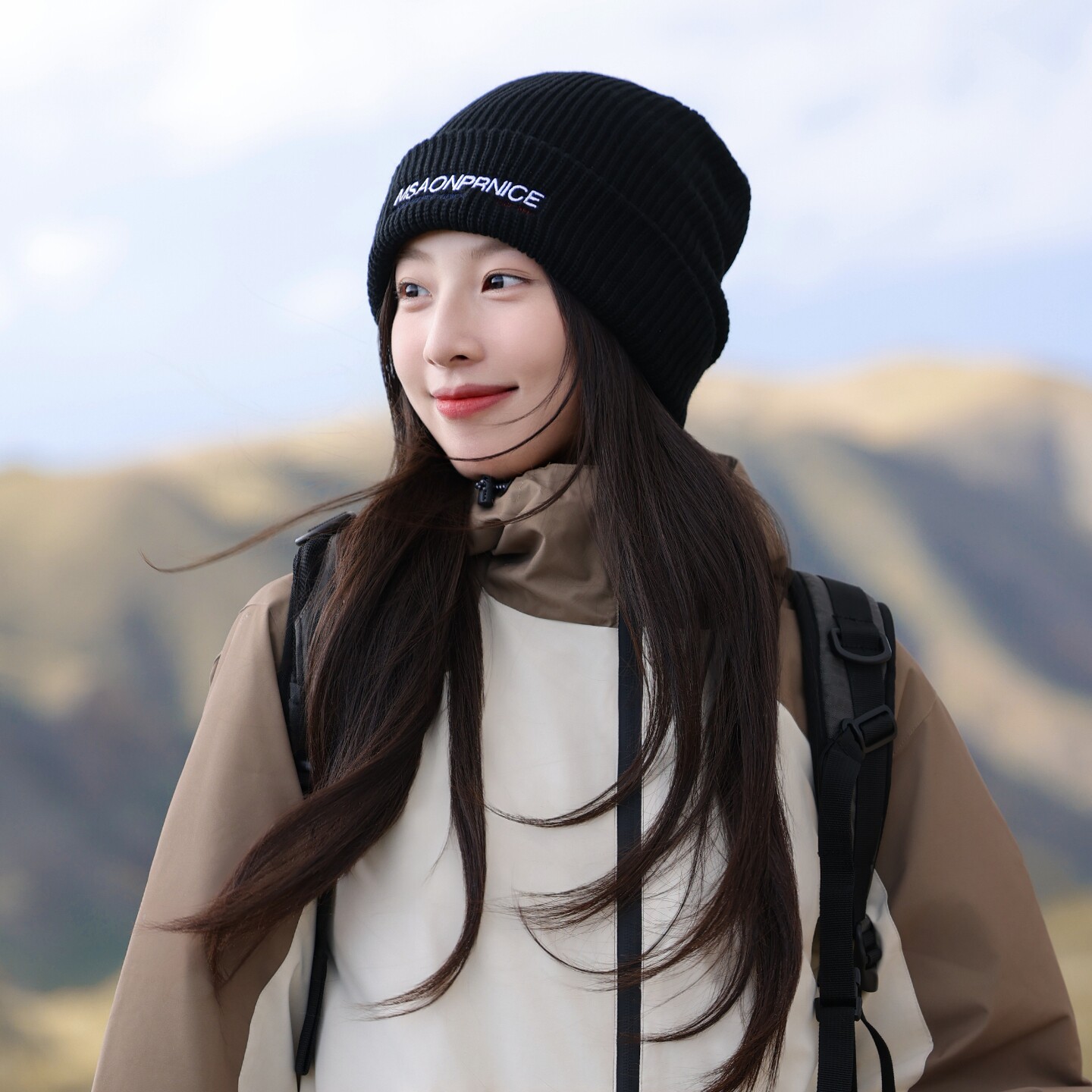 2025韩版保暖冷帽女冬季户外登山防寒加厚毛线帽男帽子针织套头帽