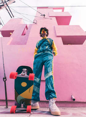 燃烧冰进口loaded ballona街式复古长板鱼板巡航代步刷街陆地冲浪