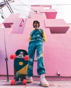 燃烧冰进口loaded ballona街式复古长板鱼板巡航代步刷街陆地冲浪