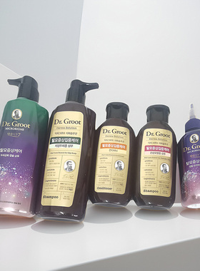 包邮Dr.Groot克洛特益护洗发水400ml控油修复染烫受损绿紫韩国