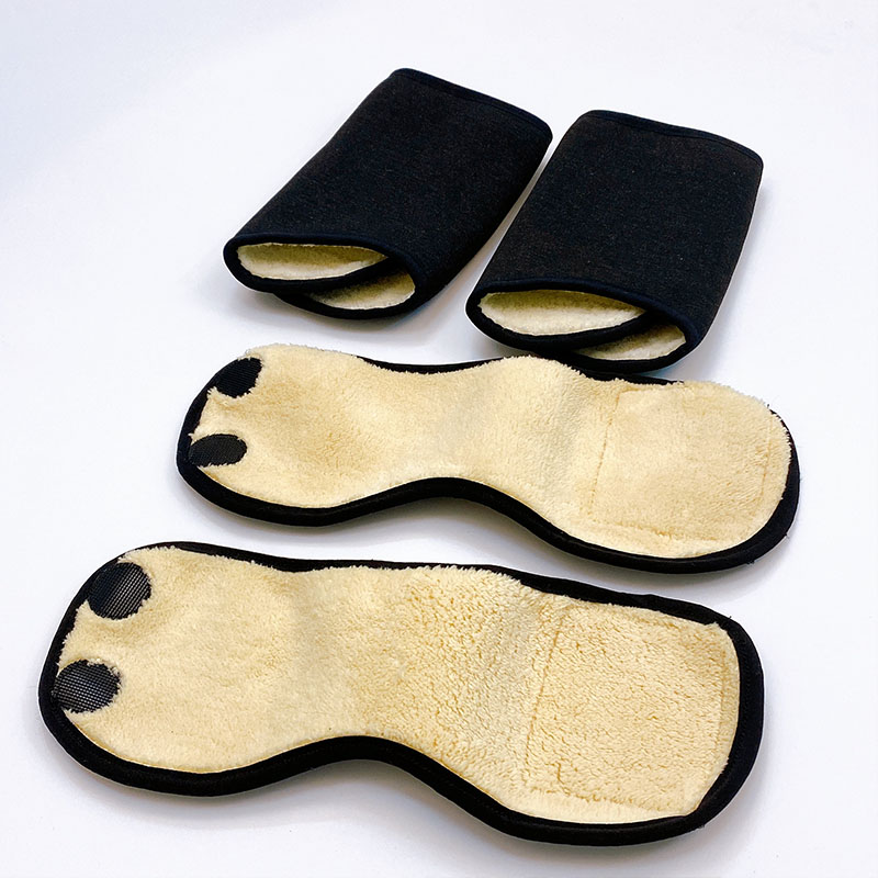 骑车仿羊绒保暖冬加绒防寒护脚裸