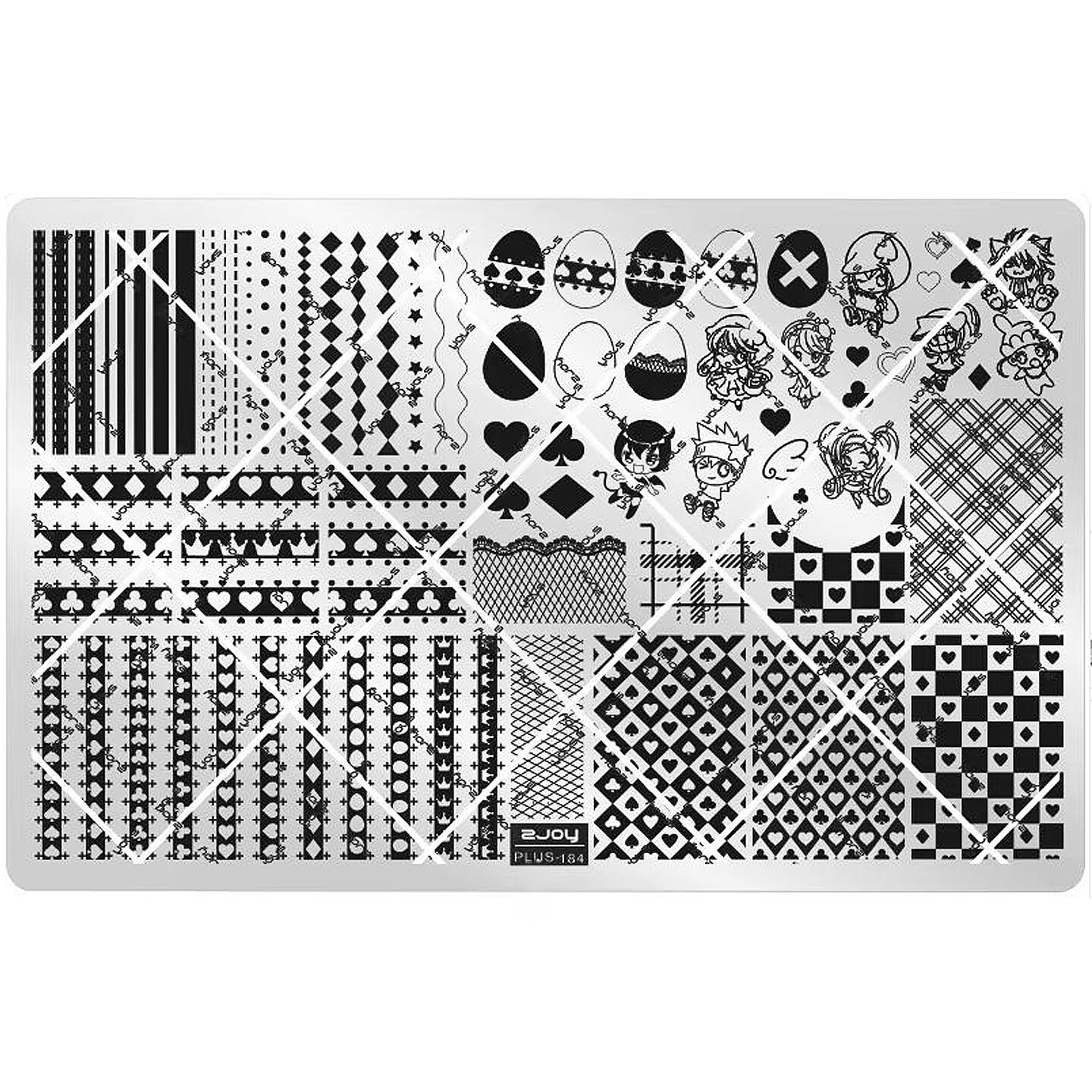 【油姐】ZJOYplus 184 293 美甲印花转印板 DIY彩绘工具 守护甜心