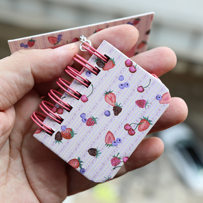 出美国mini便携钥匙扣记事本